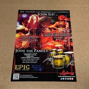 John Fred Young / Jay Lane of Primus - LUDWIG DRUMS - 2011 Print Ad